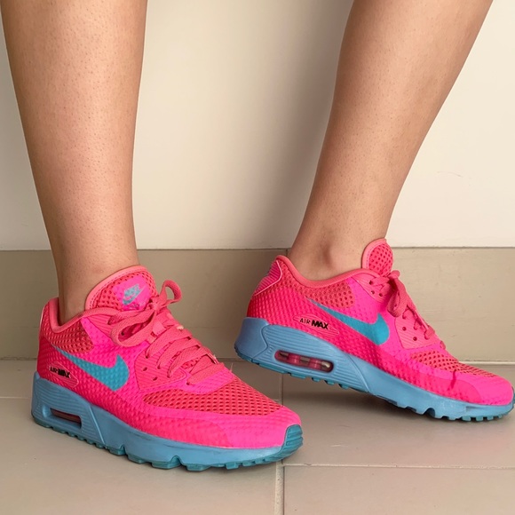 Nike Shoes - NIKE Pink and Blue Airmax